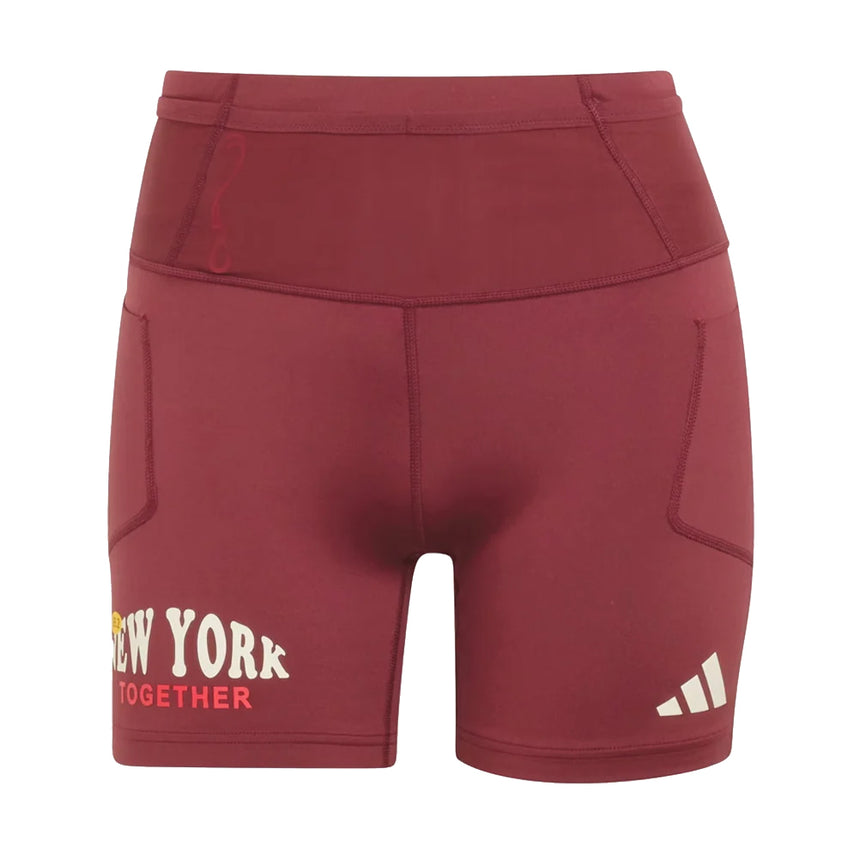Adidas Adizero New York Women's Running Short Tight - Red