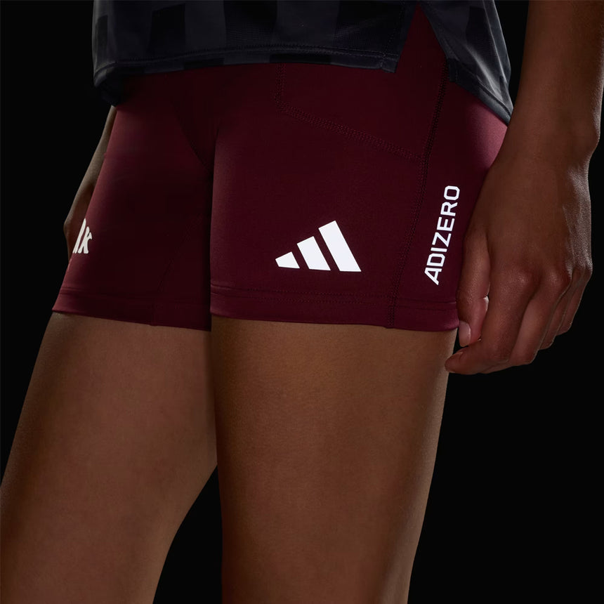 Adidas Adizero New York Women's Running Short Tight - Red