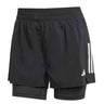 Adidas Climacool 2in1 Women's Running Short - Black