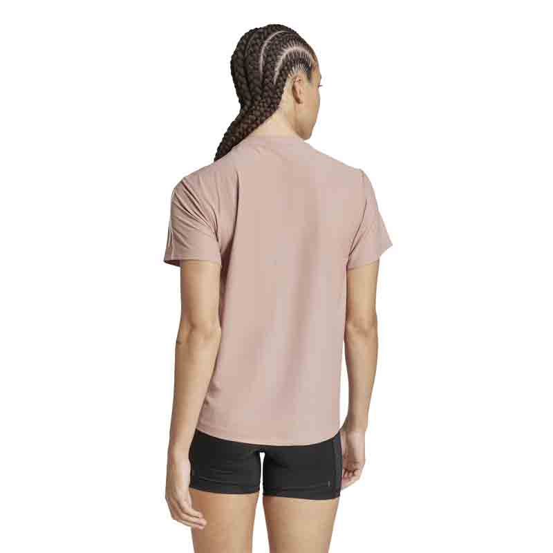 adidas Own The Run Short Sleeve Women's Running Tee - Warm Clay