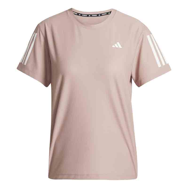 adidas Own The Run Short Sleeve Women's Running Tee - Warm Clay