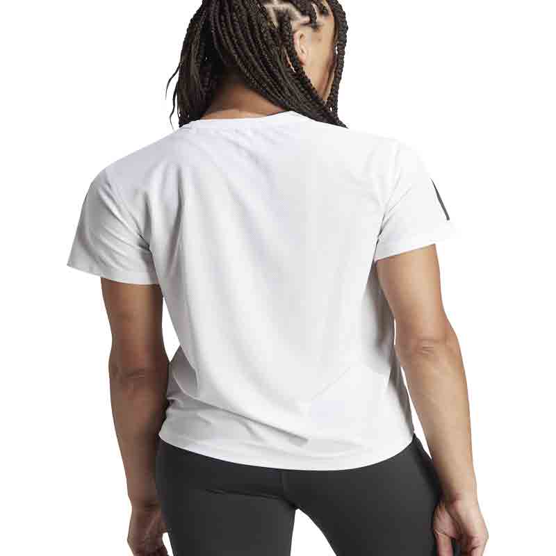 adidas Own The Run Short Sleeve Women's Running Tee - White