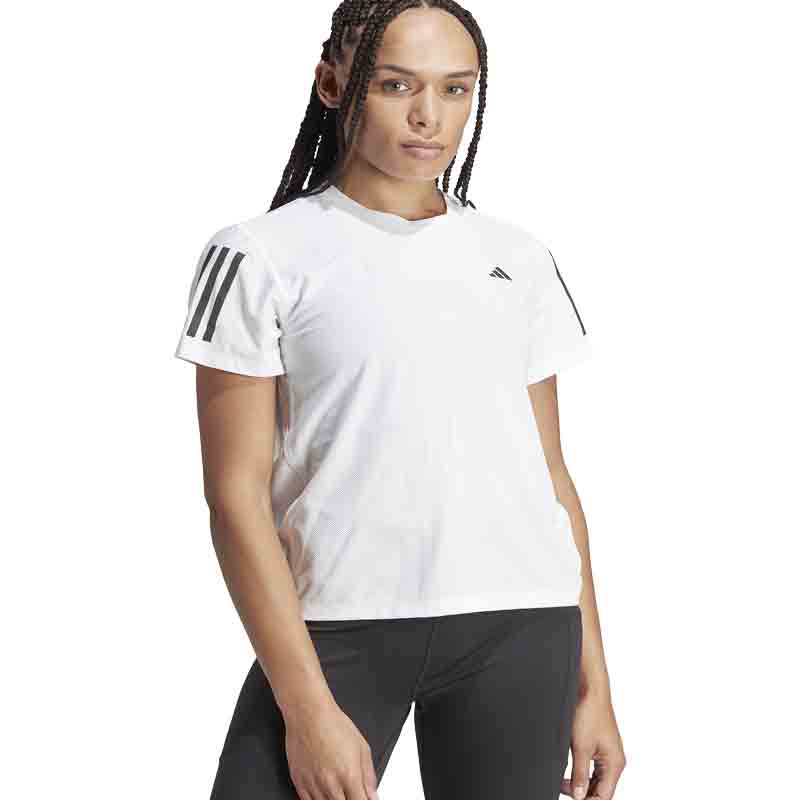 adidas Own The Run Short Sleeve Women's Running Tee - White