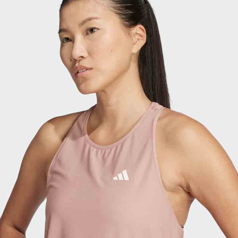 adidas Own The Run Vest Women's Running Tee - Warm Clay