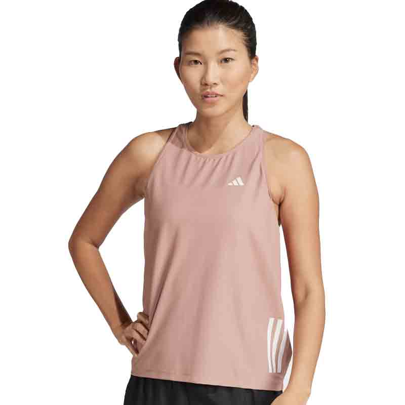 adidas Own The Run Vest Women's Running Tee - Warm Clay