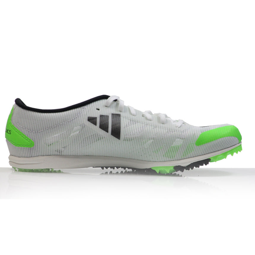 adidas adizero XCS Cross Country Spike - Cloud White/Night Metallic/Solar Green