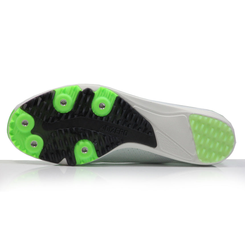 adidas adizero XCS Cross Country Spike - Cloud White/Night Metallic/Solar Green