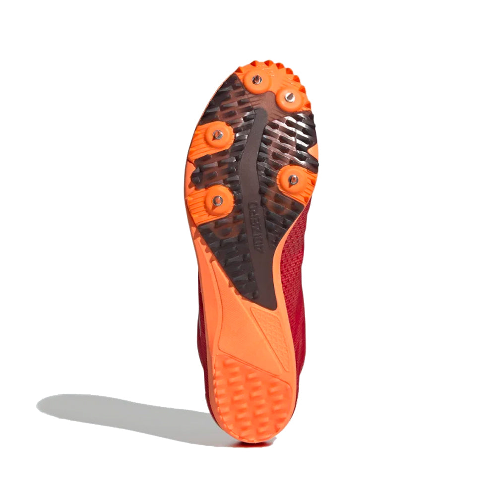 adidas adizero XCS Cross Country Spike - Vivid Red/Cloud White/Beam Orange