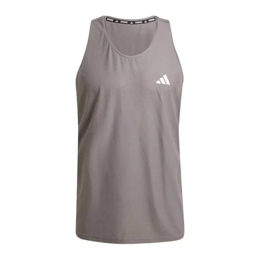 adidas Own the Run Men's Running Tank - Charcoal