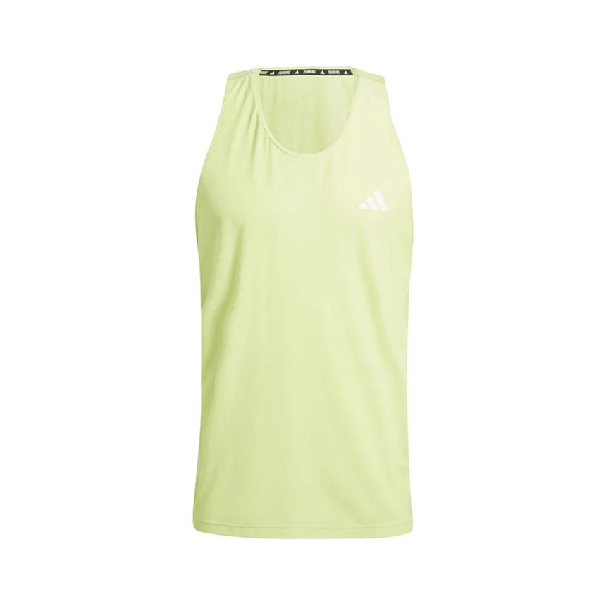 adidas Own the Run Men's Running Tank - Pulse Lime