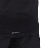 adidas Own The Run Long Sleeve Men's Running Tee - Black/Reflective Silver