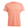 adidas Own The Run Short Sleeve Men's Running Tee - Coral