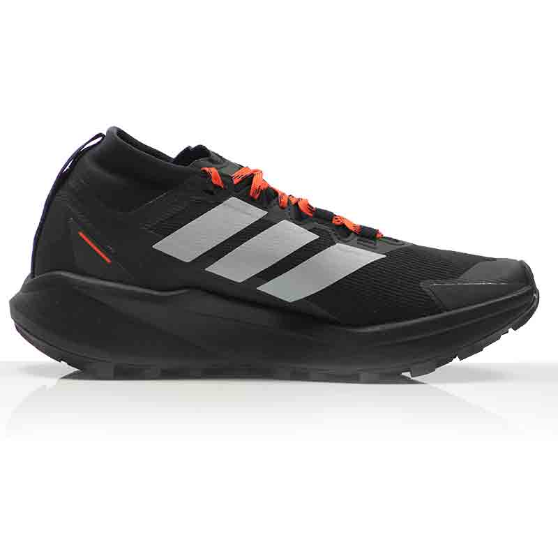 adidas Terrex Agravic GTX Men's Trail Shoe - Core Black/Grey Two/Semi Impact Orange