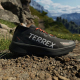 adidas Terrex Agravic GTX Men's Trail Shoe - Core Black/Grey Two/Semi Impact Orange
