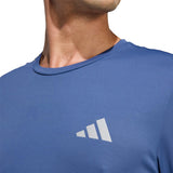 adidas Essential Short Sleeve Running Tee - Blue