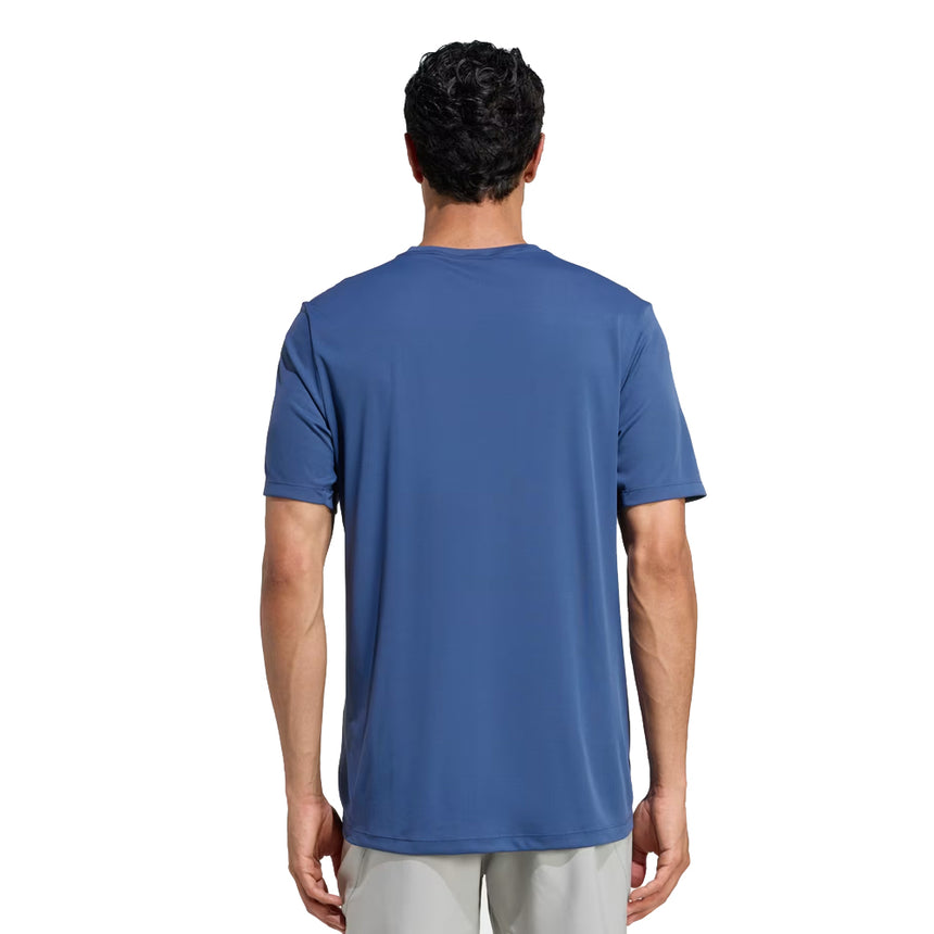 adidas Essential Short Sleeve Running Tee - Blue
