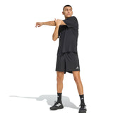 adidas Essential Short Sleeve Running Tee - Black