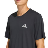 adidas Essential Short Sleeve Running Tee - Black