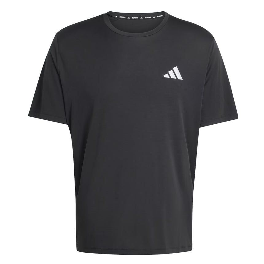 adidas Essential Short Sleeve Running Tee - Black