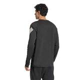 Adidas Adi365 3S Men's Long Sleeve Running Tee - Black