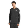 Adidas Adi365 3S Men's Long Sleeve Running Tee - Black