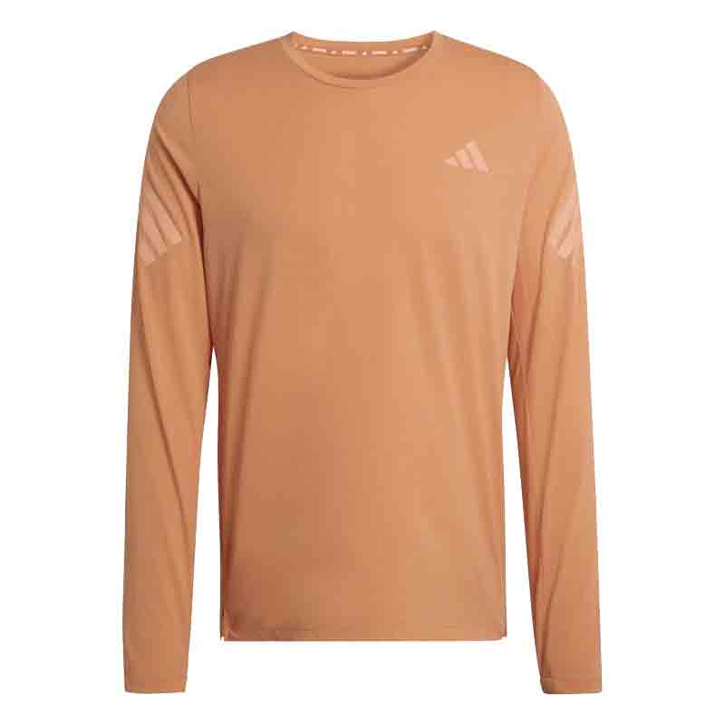 Adidas Adi365 3S Men's Long Sleeve Running Tee - Dusty Orange