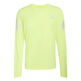 Adidas Adi365 3S Long Sleeve Men's Running Tee - Solar Yellow