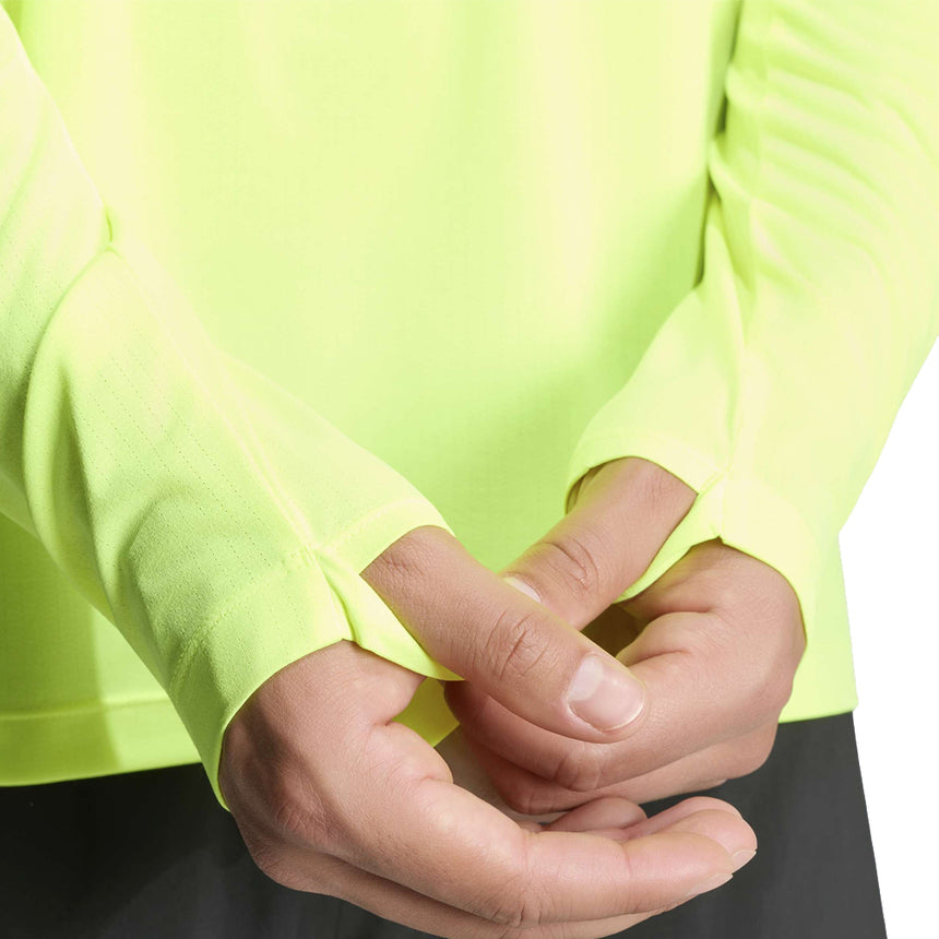 Adidas Adi365 3S Long Sleeve Men's Running Tee - Solar Yellow