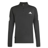 adidas adi365 Iconic Halfzip Long Sleeve Men's Running Top - Black