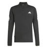 adidas adi365 Iconic Halfzip Long Sleeve Men's Running Top - Black