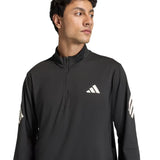 adidas adi365 Iconic Halfzip Long Sleeve Men's Running Top - Black