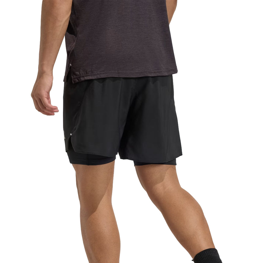 adidas Mens Black adi365 2-in-1 Short Back