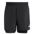 adidas Mens Black adi365 2-in-1 Short