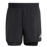 adidas Mens Black adi365 2-in-1 Short