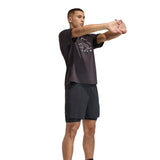 adidas Mens Black adi365 2-in-1 Short Model