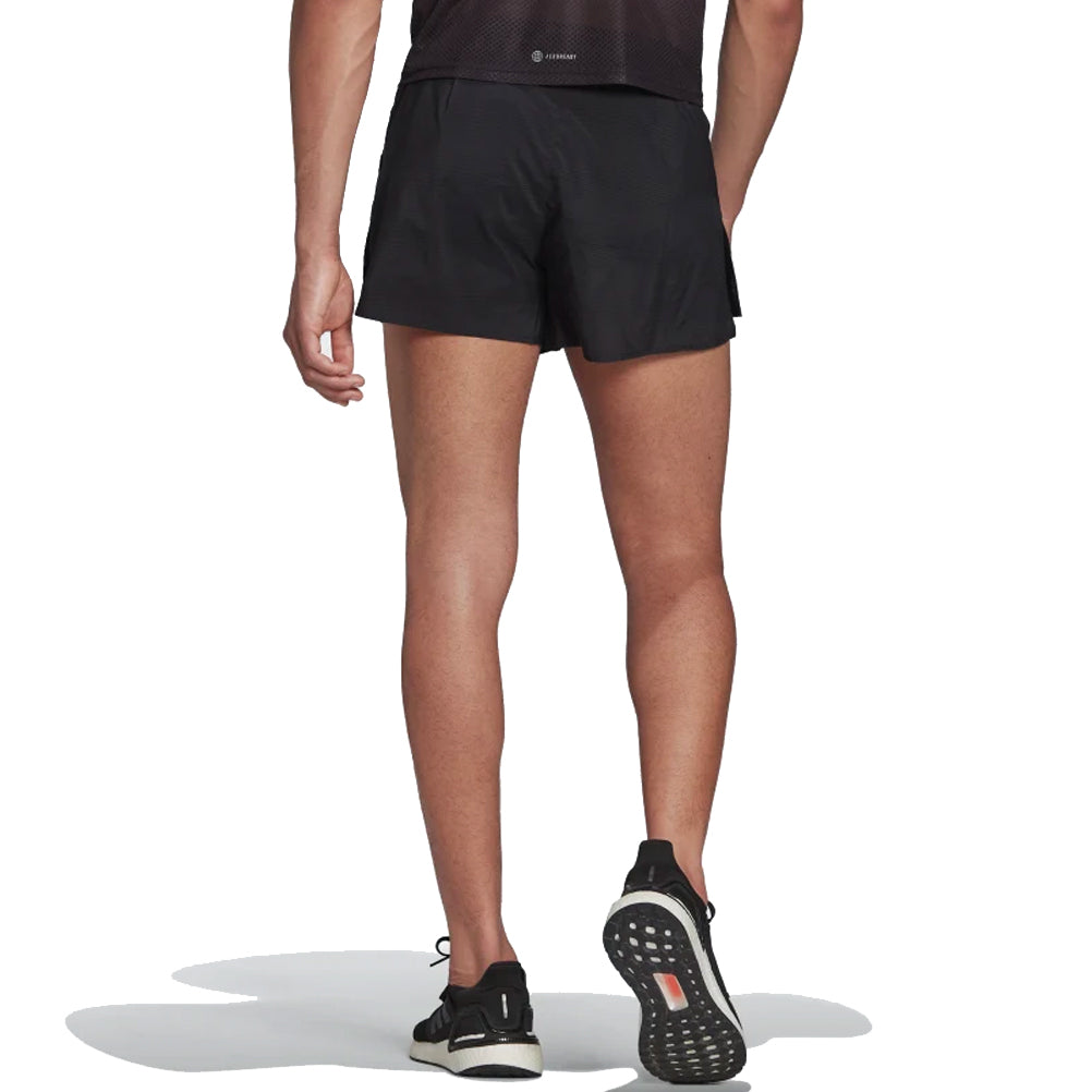 adidas Adizero Engineered Split Men's Running Short - Black
