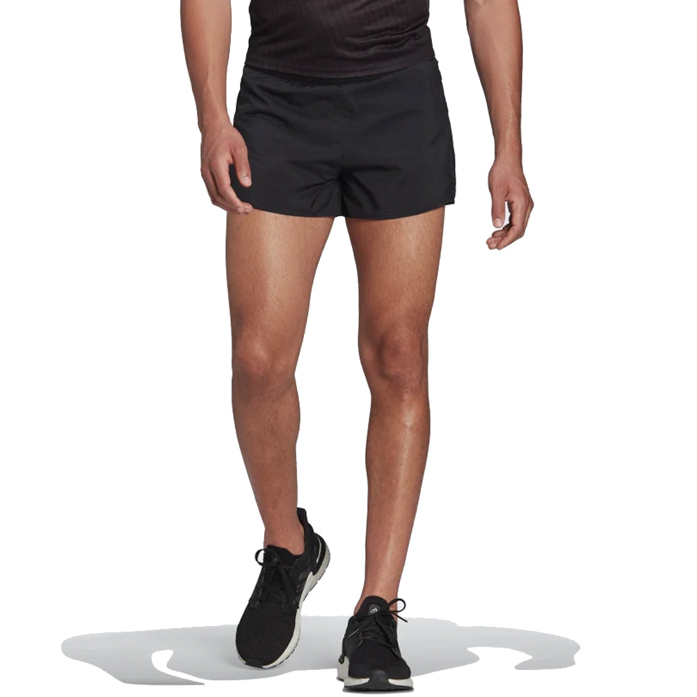 adidas Adizero Engineered Split Men's Running Short - Black
