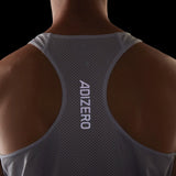 adidas Adizero Engineered Men's Running Singlet - Black/White
