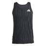 adidas Adizero Men's Running Tank - Carbon/Black