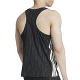 adidas Adizero Men's Running Tank - Carbon/Black