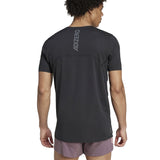 adidas Adizero Short Sleeve Men's Running Tee - Black
