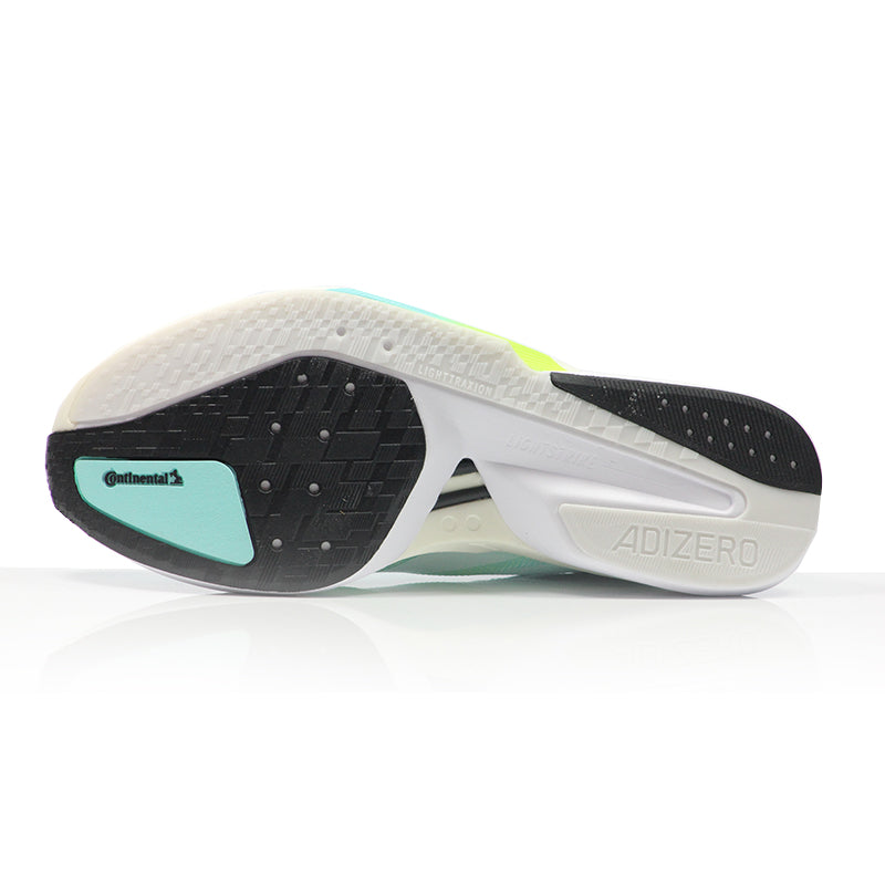 adidas Adizero Boston 13 Men's Running Shoe - Flash Aqua/White/Lucid Lemon