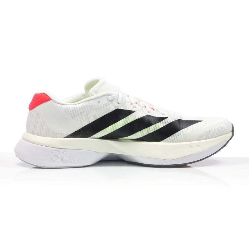 adidas Adizero Boston 13 Men's Running Shoe - Cloud White/Core Black/Lucid Red