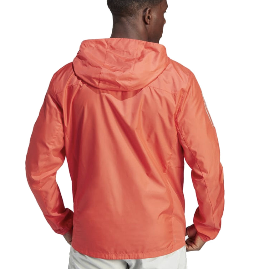 Adidas Own The Run Men's Running Jacket - Bright Red