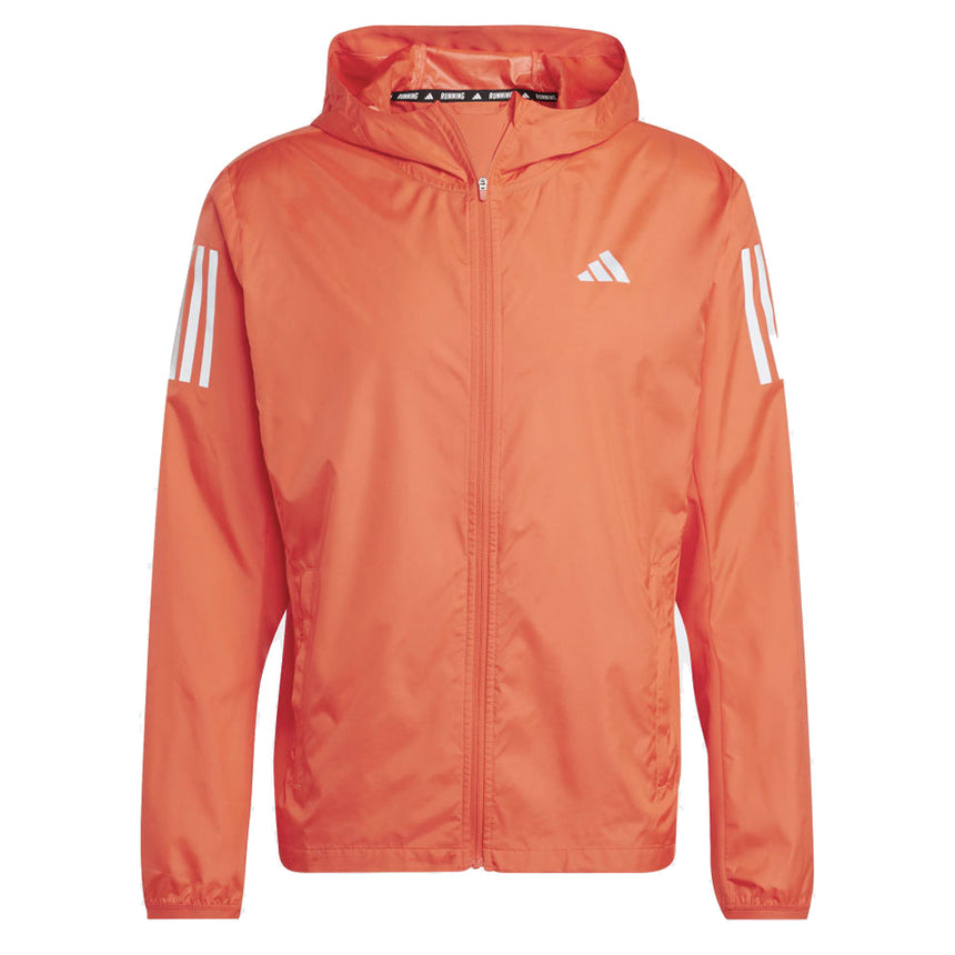 Adidas Own The Run Men's Running Jacket - Bright Red