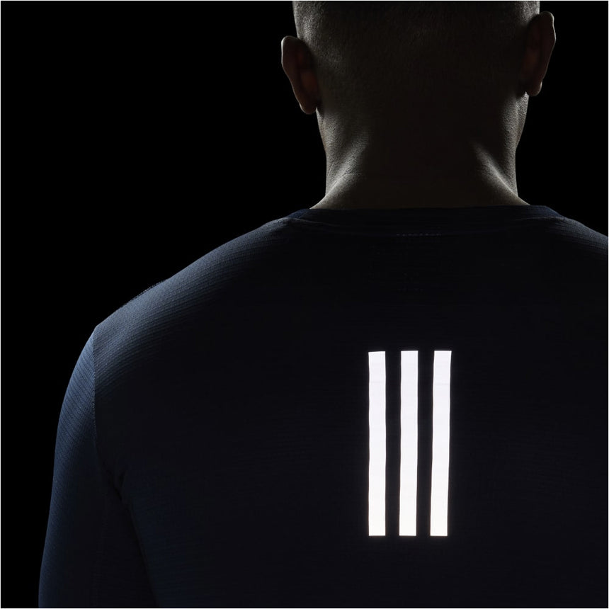 adidas Own The Run Long Sleeve Men's Running Tee - Legend Ink
