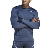 adidas Own The Run Long Sleeve Men's Running Tee - Legend Ink