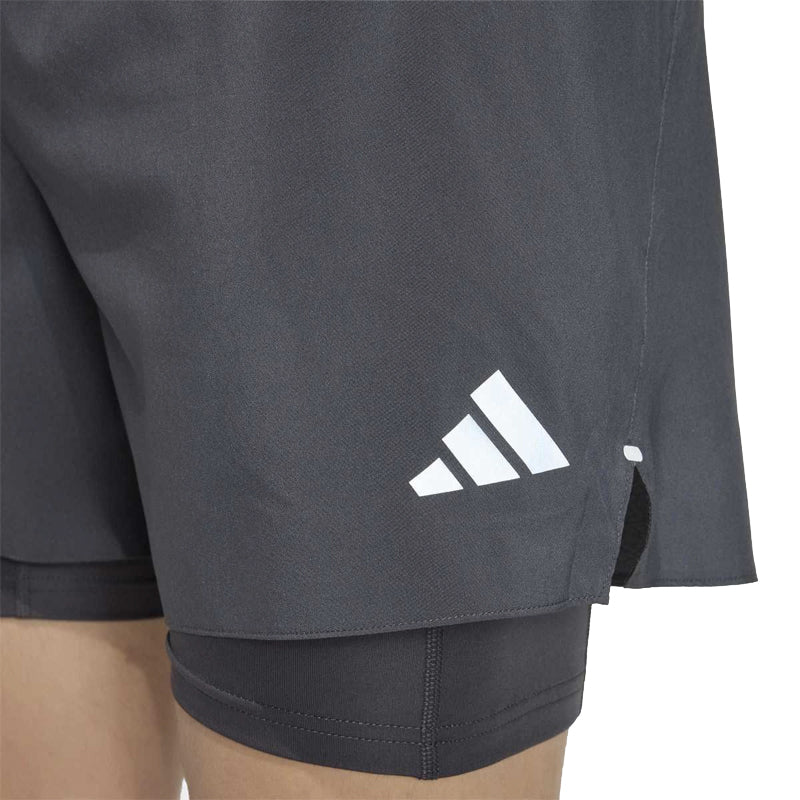 Adidas Run Essential 21 Men's Running Short - Carbon