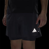 Adidas Run Essential 21 Men's Running Short - Carbon