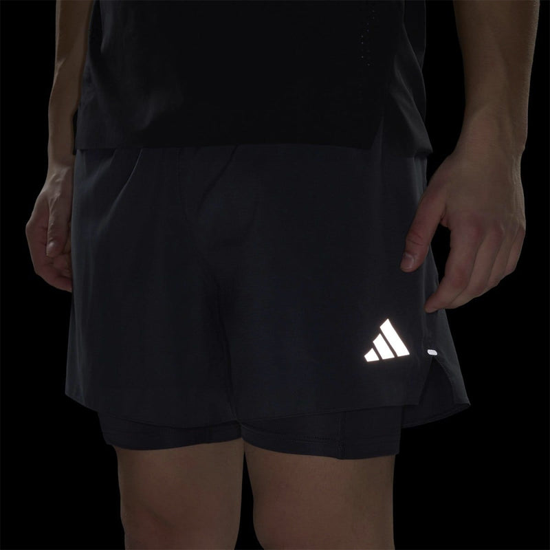 Adidas Run Essential 21 Men's Running Short - Carbon
